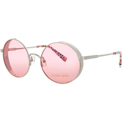ELTON JOHN Women's Sunglasses - Pale Gold/Rose Round Full Rim Frame | HIPPIE FKGIF