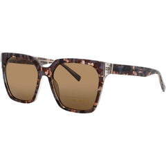 ELTON JOHN Women's Sunglasses - Tortoise/Silver Full Rim Frame | FLASHBULB 2 DKTRT