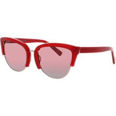 ELTON JOHN Women's Sunglasses - Red/Gold Cat Eye Full Rim Frame | FLOWER POWER 3 RED