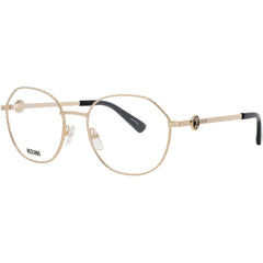 Moschino Women's Eyeglasses - Rose Gold Metal Oval Shape Full Rim Frame | MOS586 000