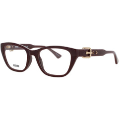 Moschino Women's Eyeglasses - Burgundy Acetate Cat Eye Full Rim Frame | MOS608 LHF