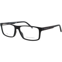 Tommy Hilfiger Men's Eyeglasses - Matte Black Acetate Full Rim Frame | TH 1998 003