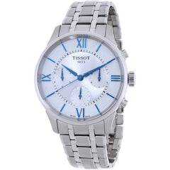 Tissot Men's Watch - Chemin Des Tourelles Silver Tone Dial Bracelet | T1394621103800