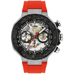 Tissot Men's Watch - T-Race MotoGP Automatic Silver Skeleton Dial | T1414622705100