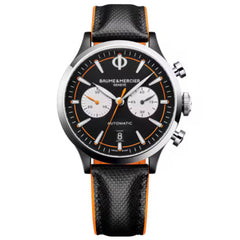Baume & Mercier Men's Watch - Capeland Automatic Black and Silver Dial | M0A10451