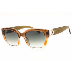 Fossil Women's Sunglasses - Green/Brown Rectangular Frame | FOS 2139/G/S/US 0OTF 9K