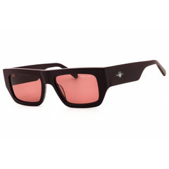 Gant Unisex Sunglasses - Shiny Bordeaux Rectangular Shape Full Rim Frame | GA00013 69S