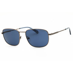 Gant Men's Sunglasses - Shiny Dark Ruthenium Metal Oval Full Rim Frame | GA00018 12V
