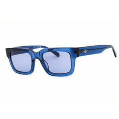 Gant Men's Sunglasses - Shiny Blue Acetate Rectangular Full Rim Frame | GA00020 90V