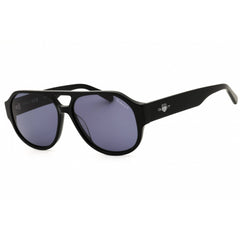 Gant Men's Sunglasses - Shiny Black Acetate Oval Shape Full Rim Frame | GA00022 01A