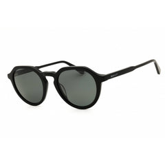 Gant Men's Sunglasses - Shiny Black Acetate Round Shape Full Rim Frame | GA00024 01A