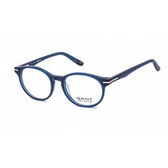 Gant Men's Eyeglasses - Matte Blue Acetate Round Shape Full Rim Frame | GA3060 091