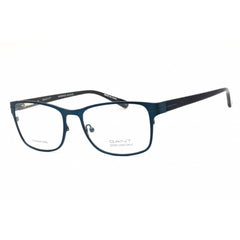 Gant Men's Eyeglasses - Matte Blue Metal Rectangular Shape Full Rim Frame | GA3083 091