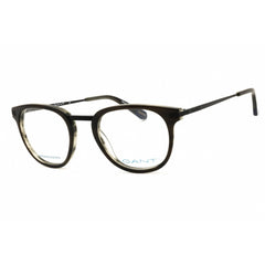 Gant Men's Eyeglasses - Shiny Black Acetate Round Shape Full Rim Frame | GA3113 001