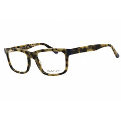 Gant Men's Eyeglasses - Havana/Green Acetate Rectangular Full Rim Frame | GA3158 056