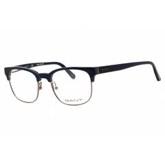 Gant Men's Eyeglasses - Shiny Blue Acetate Oval Shape Full Rim Frame | GA3176 090