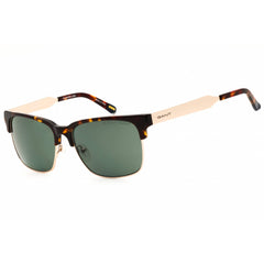 Gant Women's Sunglasses - Dark Havana Acetate Rectangular Full Rim Frame | GA7046 52R