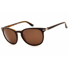 Gant Men's Sunglasses - Shiny Dark Brown Acetate Oval Full Rim Frame | GA7056 48E