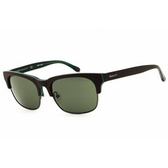 Gant Men's Sunglasses - Matte Dark Brown Rectangular Shape Full Rim Frame | GA7084 49N