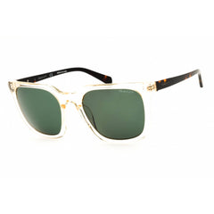 Gant Men's Sunglasses - Crystal/Brown Acetate Rectangular Full Rim Frame | GA7213 27N