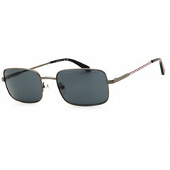 Gant Men's Sunglasses - Shiny Gunmetal Metal Rectangular Full Rim Frame | GA7225 08A