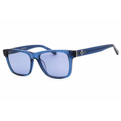 Gant Men's Sunglasses - Shiny Blue Acetate Rectangular Full Rim Frame | GA7227 90V
