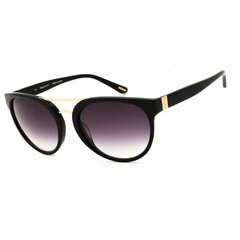 Gant Women's Sunglasses - Shiny Black Acetate Round Shape Full Rim Frame | GA8028 01B