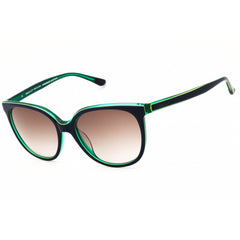 Gant Women's Sunglasses - Blue/Green Acetate Round Shape Full Rim Frame | GA8043 92P