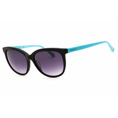 Gant Women's Sunglasses - Shiny Black Acetate Oval Shape Full Rim Frame | GA8079 01B