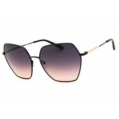 Gant Women's Sunglasses - Shiny Black Metal Round Shape Full Rim Frame | GA8089 01B