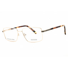Guess Men's Eyeglasses - Pale Gold/Brown Rectangular Full Rim Frame | GU50061 032