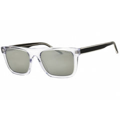 Hugo Men's Sunglasses - Crystal/Black Rectangular Full Rim Frame | HG 1297/S 0MNG T4