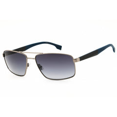 Hugo Boss Men's Sunglasses - Ruthenium/Blue Metal Full Rim Frame | 1580/S 0V84 1I