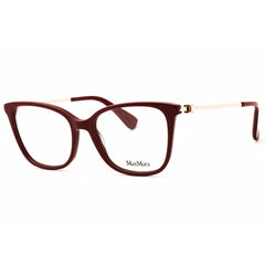 Max Mara Women's Eyeglasses - Shiny Red Rectangular Shape Full Rim Frame | MM5079 066