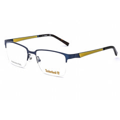 Timberland Men's Eyeglasses - Matte Blue/Yellow Rectangular Shape Frame | TB1564 091