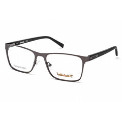 Timberland Men's Eyeglasses - Matte Gunmetal Rectangular Full Rim Frame | TB1578 009