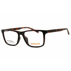 Timberland Men's Eyeglasses - Dark Havana Rectangular Full Rim Frame | TB1840-H 052