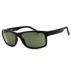 Timberland Men's Sunglasses - Shiny Black Rectangular Full Rim Frame | TB9104 01R