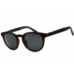 Timberland Men's Sunglasses - Dark Havana Round Shape Full Rim Frame | TB9128 52D