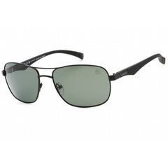 Timberland Men's Sunglasses - Matte Black Rectangular Full Rim Frame | TB9136 02R