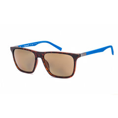 Timberland Men's Sunglasses - Dark Havana Rectangular Full Rim Frame | TB9198 52H