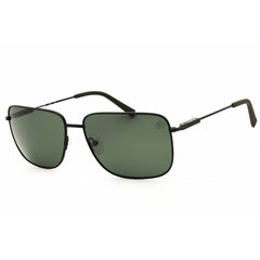 Timberland Men's Sunglasses - Matte Black Rectangular Full Rim Frame | TB9290 02R