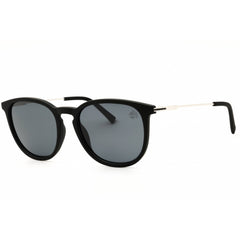 Timberland Men's Sunglasses - Matte Black Round Shape Full Rim Frame | TB9291-H 02D