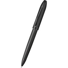 Cross Townsend AT0042-62 Black PVD Micro-Knurl Metal Ballpoint Pen, Medium, 5.86in