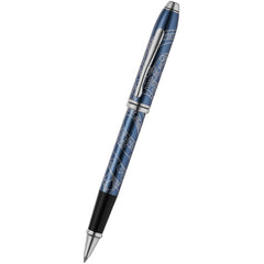 Cross Townsend AT0045-76 Year of the Snake Blue Lacquer Rollerball Pen, Medium, 5.83in