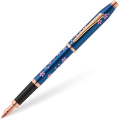 Cross Century II AT0086WG-163FF Cherry Blossom Fountain Pen, Fine Nib, Rose Gold
