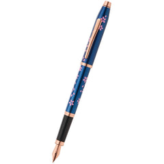 Cross Century II AT0086WG-163FF Cherry Blossom Fountain Pen, Fine Nib, Rose Gold