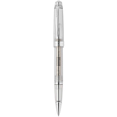 Cross Bailey Light Translucent Clear Resin Rollerball Pen, Chrome Trim AT0745-17