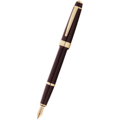 Cross Bailey Light Fountain Pen, White Resin and Gold Tone Fine Nib, AT0746-11FF