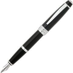 Cross Bailey Light AT0746-1FS Fine Nib Fountain Pen, Polished Black Resin